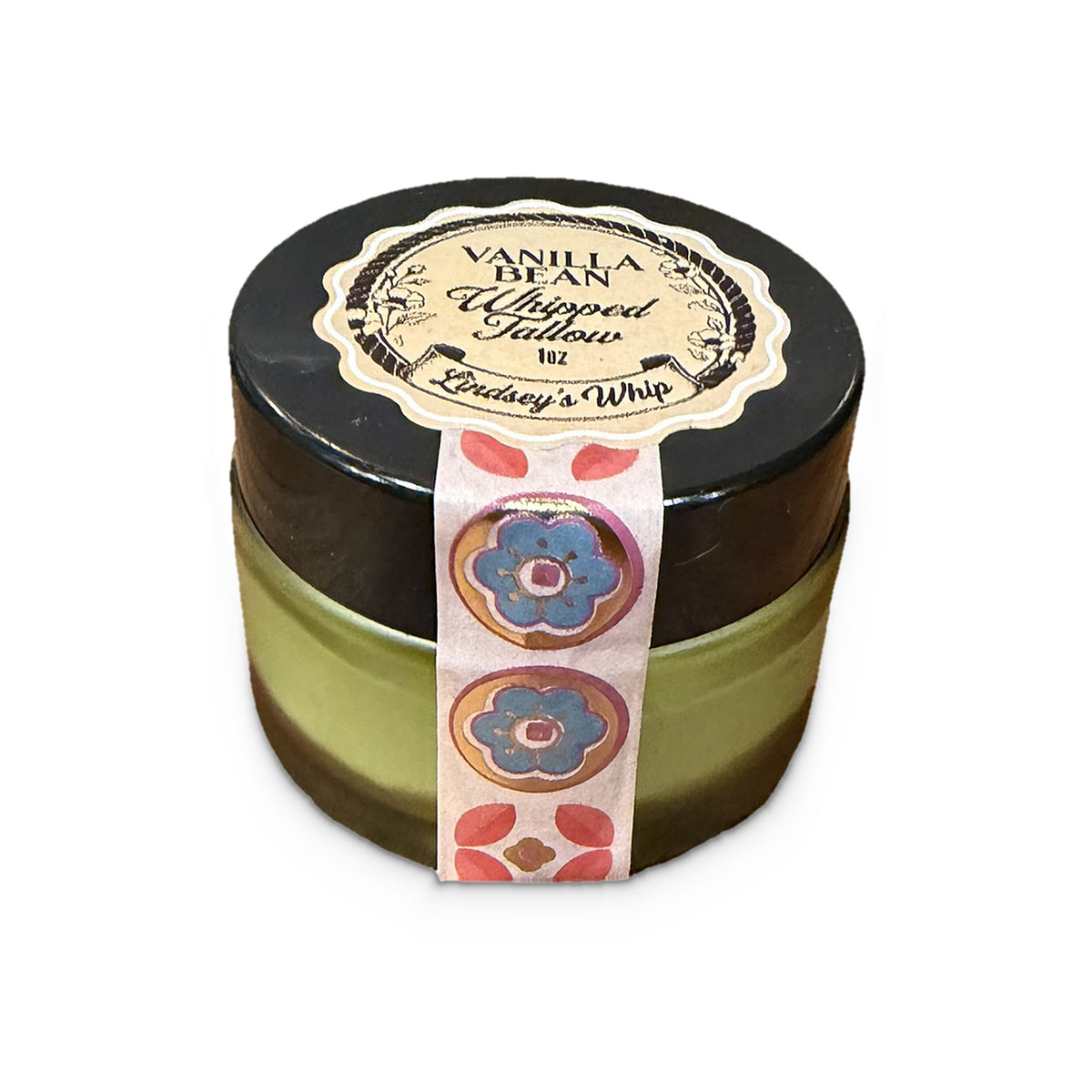 Lindsey's Whip Vanilla Bean whipped tallow, 1 oz jar
